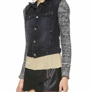 Free People Mixed Media Denim